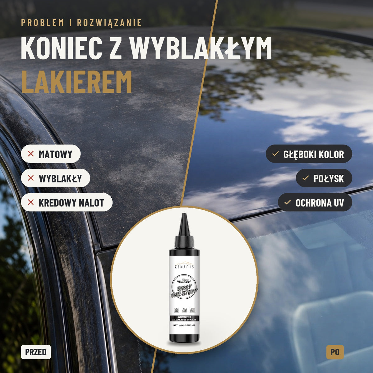 Koniec z wyblakłym lakierem – przed i po